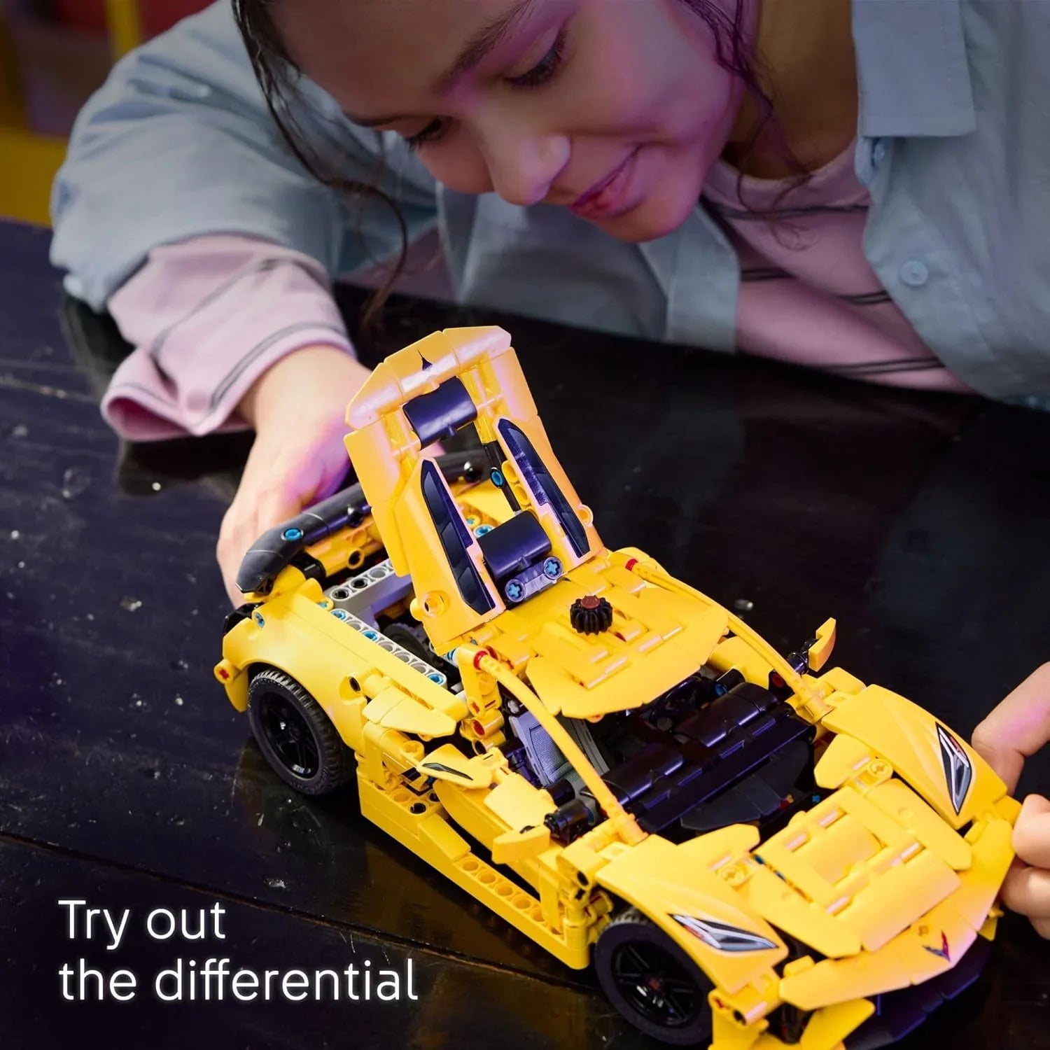 Lego Chevrolet Corvette Stingray Car Kids Building Blocks 42205 Age- 9 Years & Above