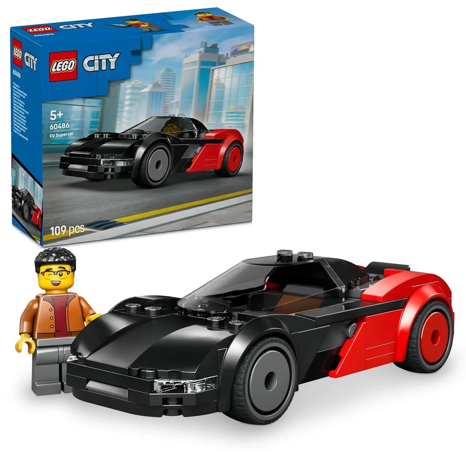 Lego City EV Supercar 60486 Age- 5 Years and Above
