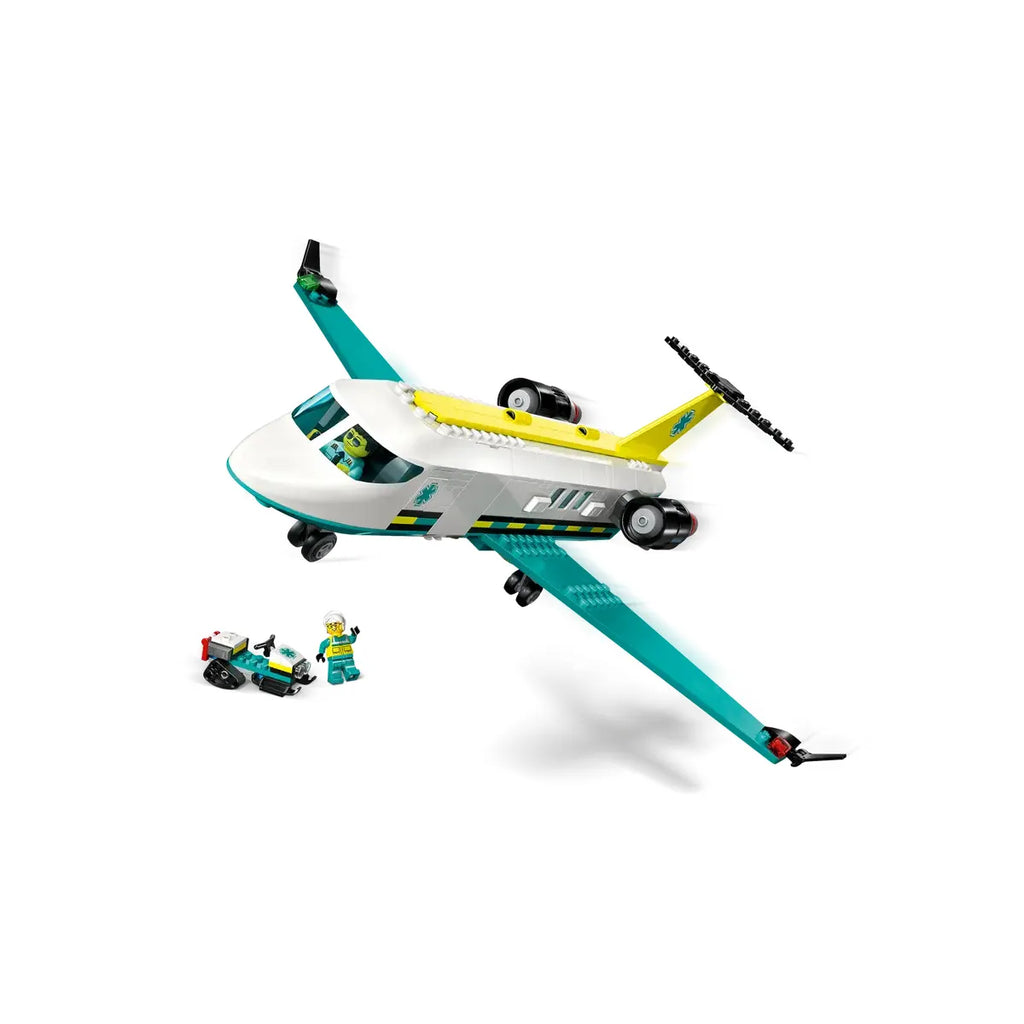 Lego City Emergency Air Ambulance Airplane Building Blocks 60465 Age- 6 Years & Above