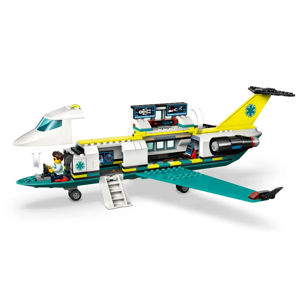 Lego City Emergency Air Ambulance Airplane Building Blocks 60465 Age- 6 Years & Above