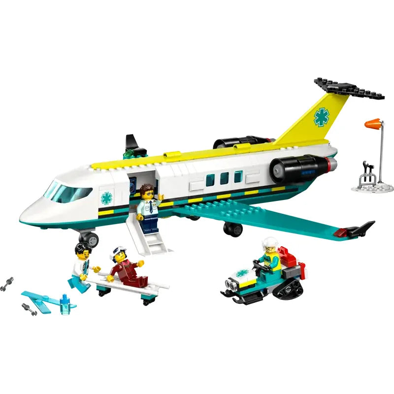 Lego City Emergency Air Ambulance Airplane Building Blocks 60465 Age- 6 Years & Above