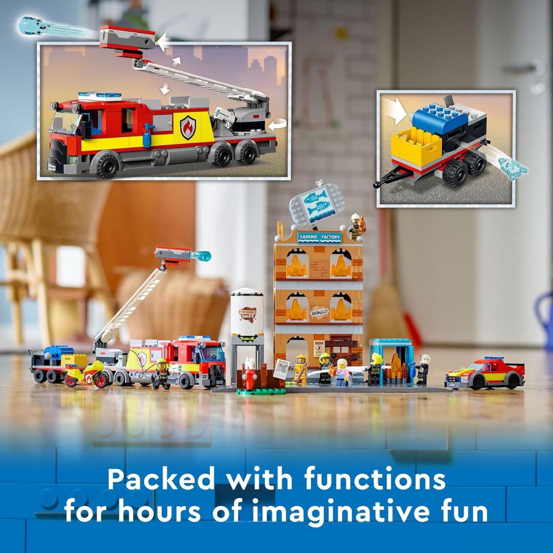 Lego City Fire Brigade Age- 7 Years & Above