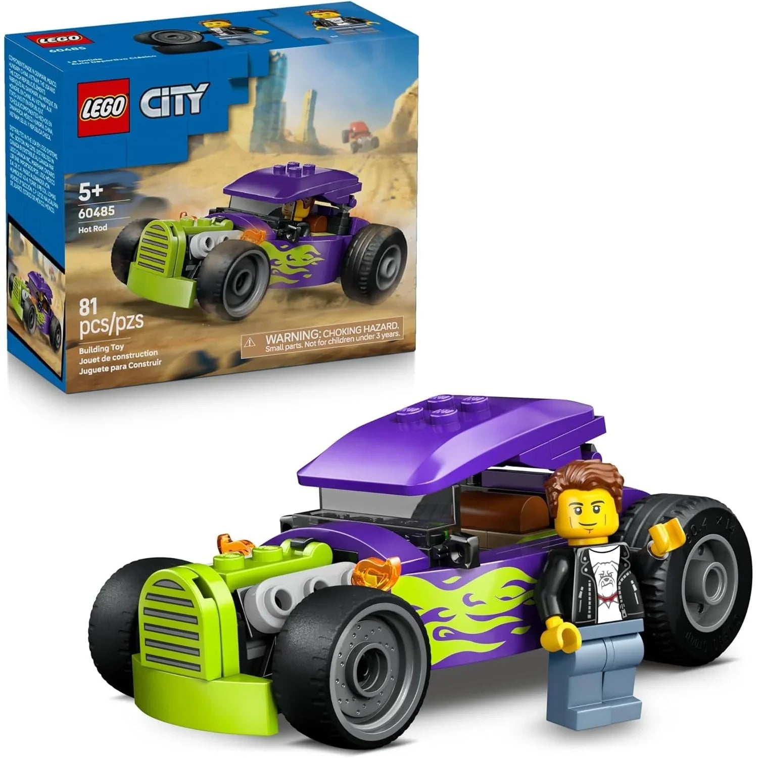 Lego City Hot Rod Race Car 60485 Age- 5 Years and Above