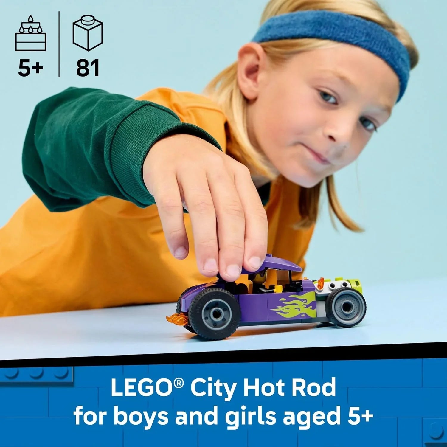 Lego City Hot Rod Race Car 60485 Age- 5 Years and Above