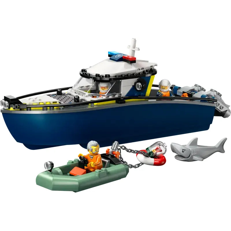 Lego City Police Boat Chase Building Blocks 60456 Age- 4 Years & Above