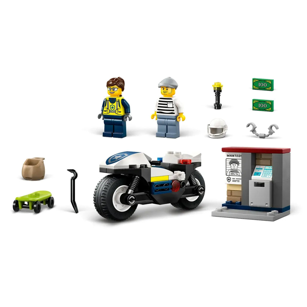 Lego City Police Motorcycle Chase Building Blocks 60455 Age- 4 Years & Above