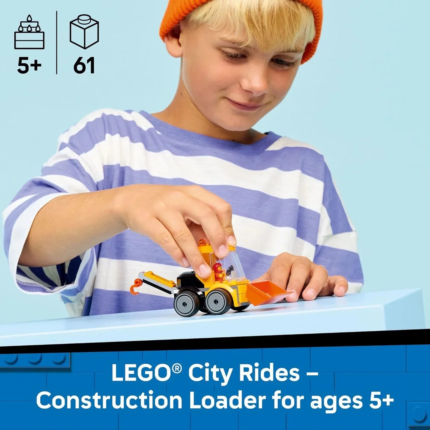 Lego City Rides Construction Loader 60483 Age- 5 Years and Above