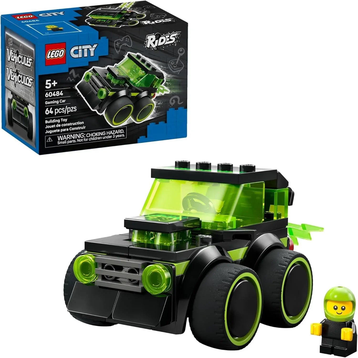Lego City Rides – Gaming Race Car 60484 Age- 5 Years and Above
