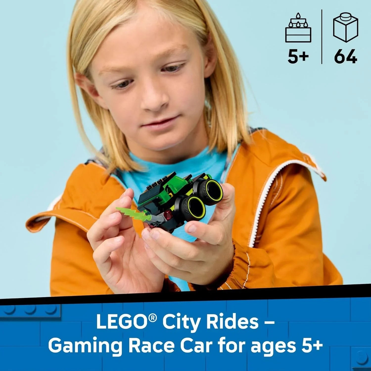 Lego City Rides – Gaming Race Car 60484 Age- 5 Years and Above