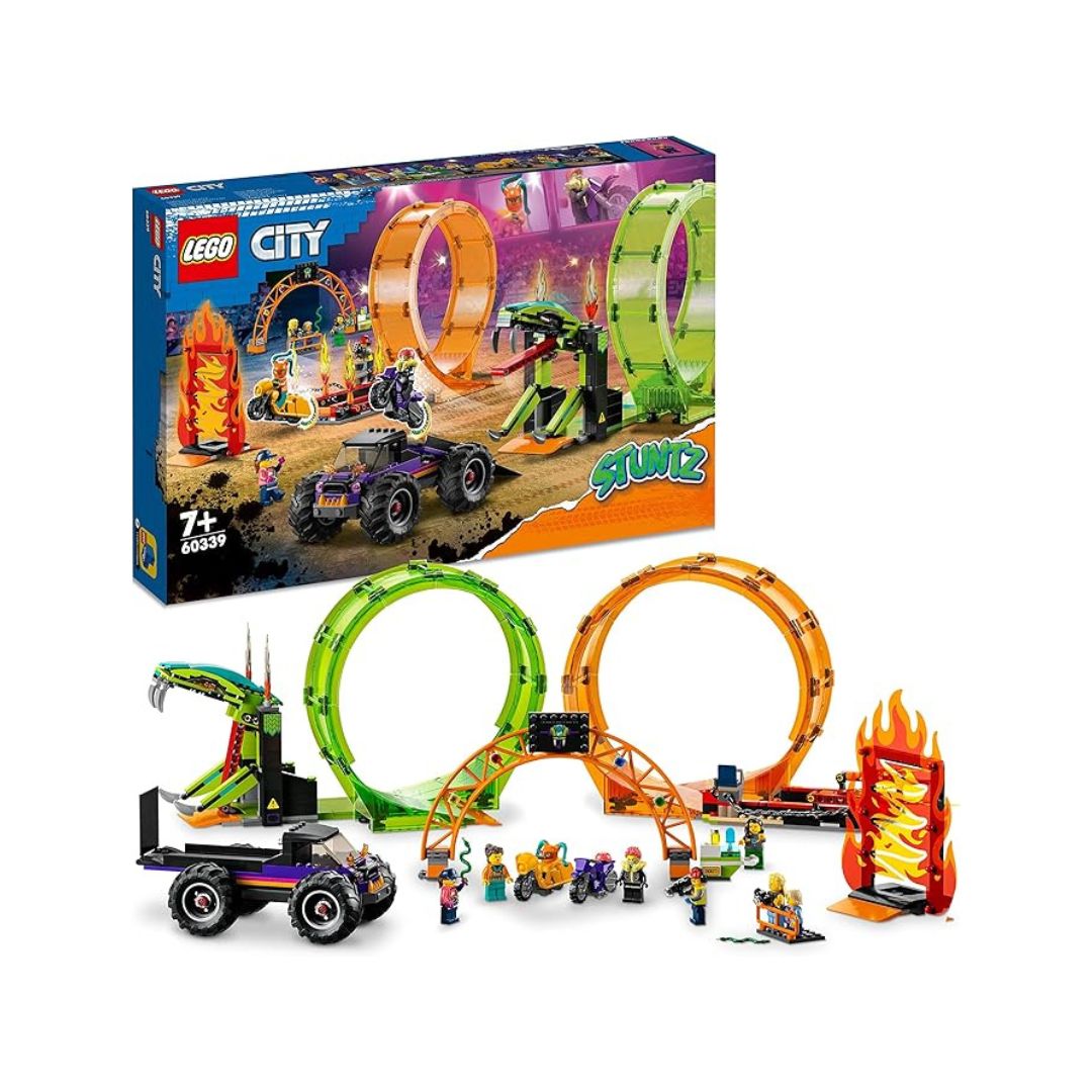 Lego City Stuntz Double Loop Stunt Arena Set Age- 7 Years & Above