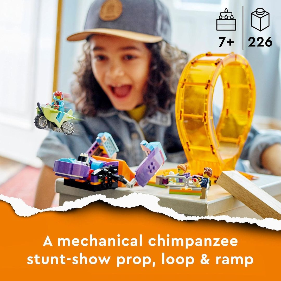 Lego City Stuntz Smashing Chimpanzee Stunt Loop Set Age- 7 Years & Above