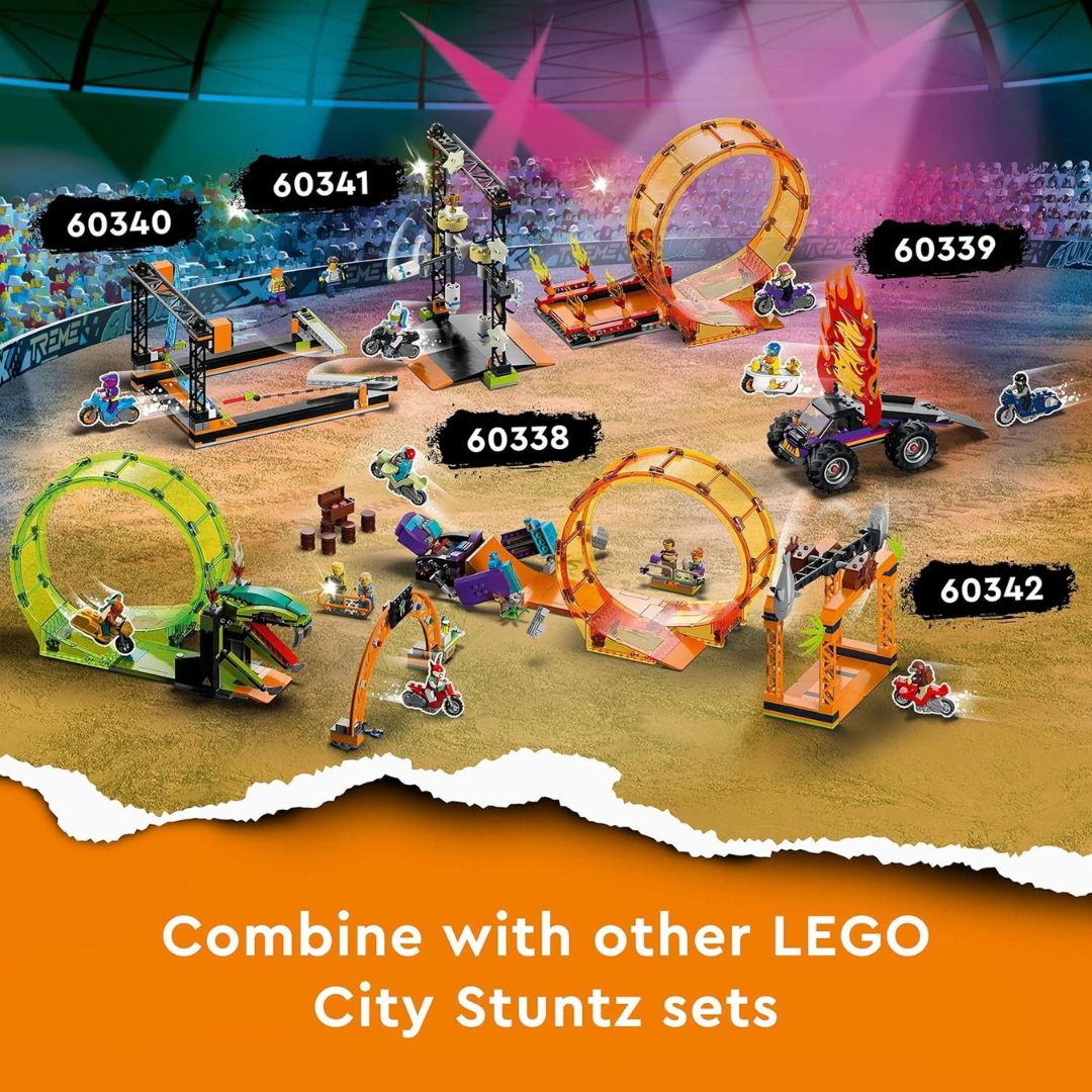 Lego City Stuntz Smashing Chimpanzee Stunt Loop Set Age- 7 Years & Above