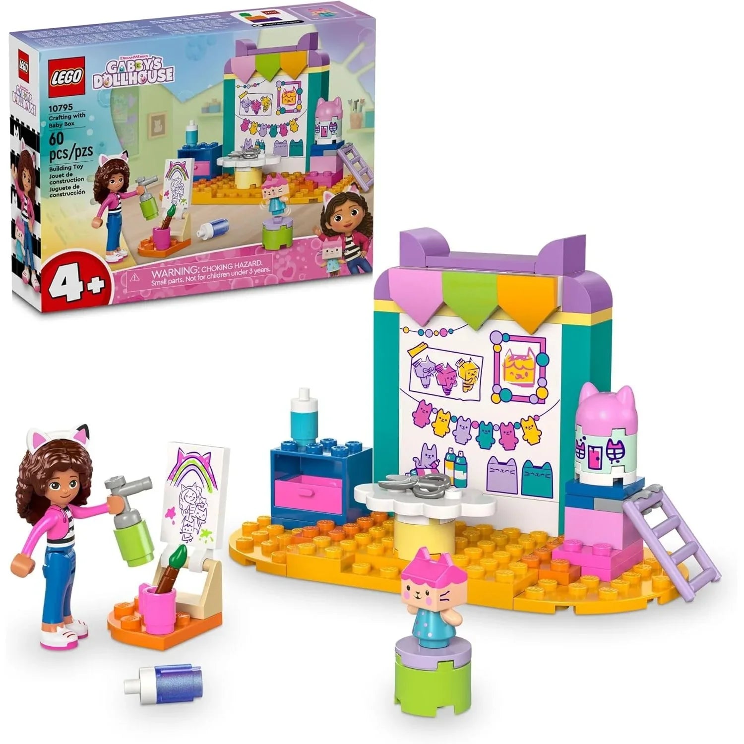 Lego Gabby's Dollhouse Craft with Babykitty Building Kit [Le10795] Age- 4 Years & Above