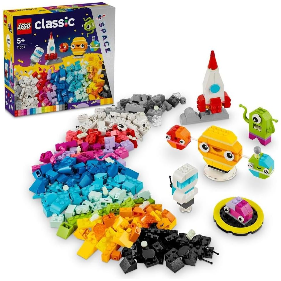 Lego Creative Space Planets Building Blocks Multicolor Age 5 Years Above Peekaboo