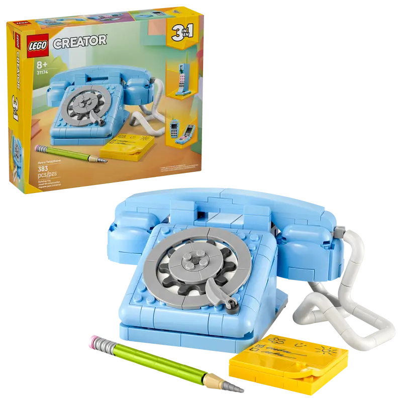 Lego Creator 3 In 1 Retro Telephone Building Blocks 31174 Age- 8 Years & Above