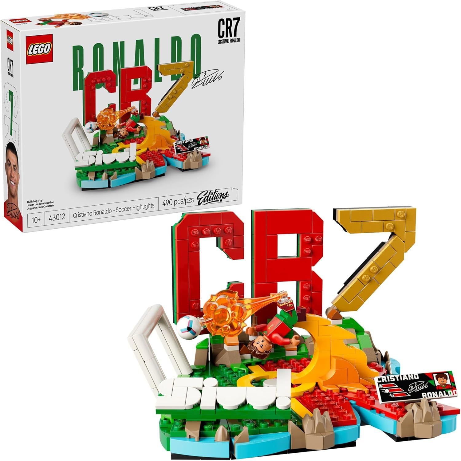Lego Cristiano Ronaldo – Soccer Highlights Building Set (490 Pieces) 43012 Age- 10 Years & Above