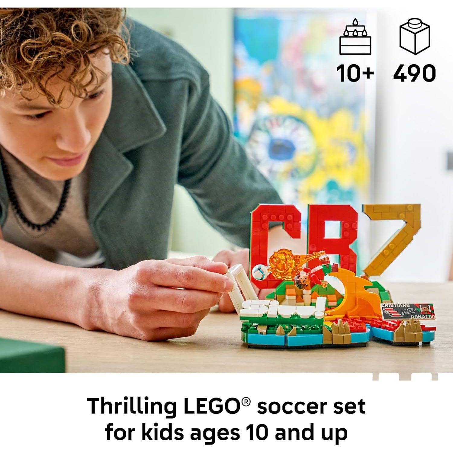 Lego Cristiano Ronaldo – Soccer Highlights Building Set (490 Pieces) 43012 Age- 10 Years & Above
