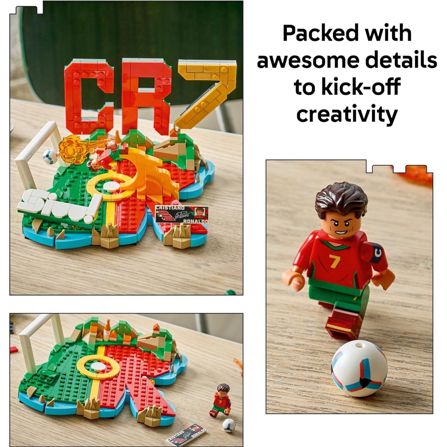 Lego Cristiano Ronaldo – Soccer Highlights Building Set (490 Pieces) 43012 Age- 10 Years & Above
