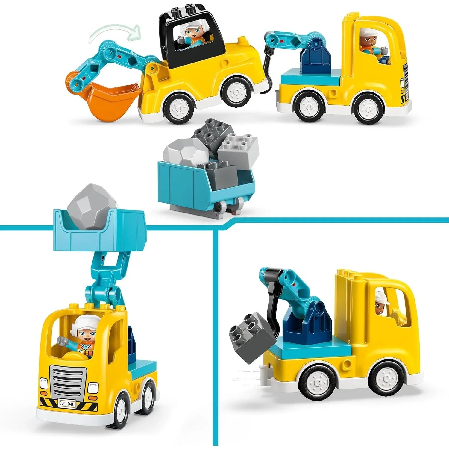 Lego DUPLO 3 in 1 Construction Vehicles 10475 Age- 2 Years and Above
