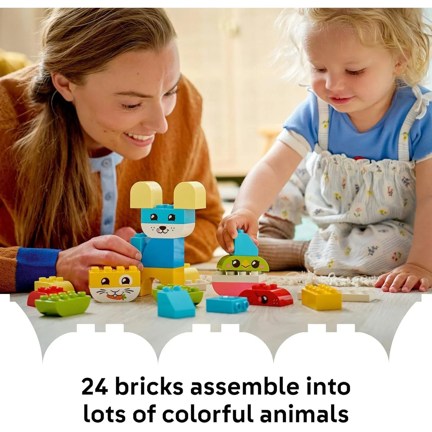 Lego DUPLO My First 3 in 1 Creative Cute Pets 10477 Age- 18 Months and Above
