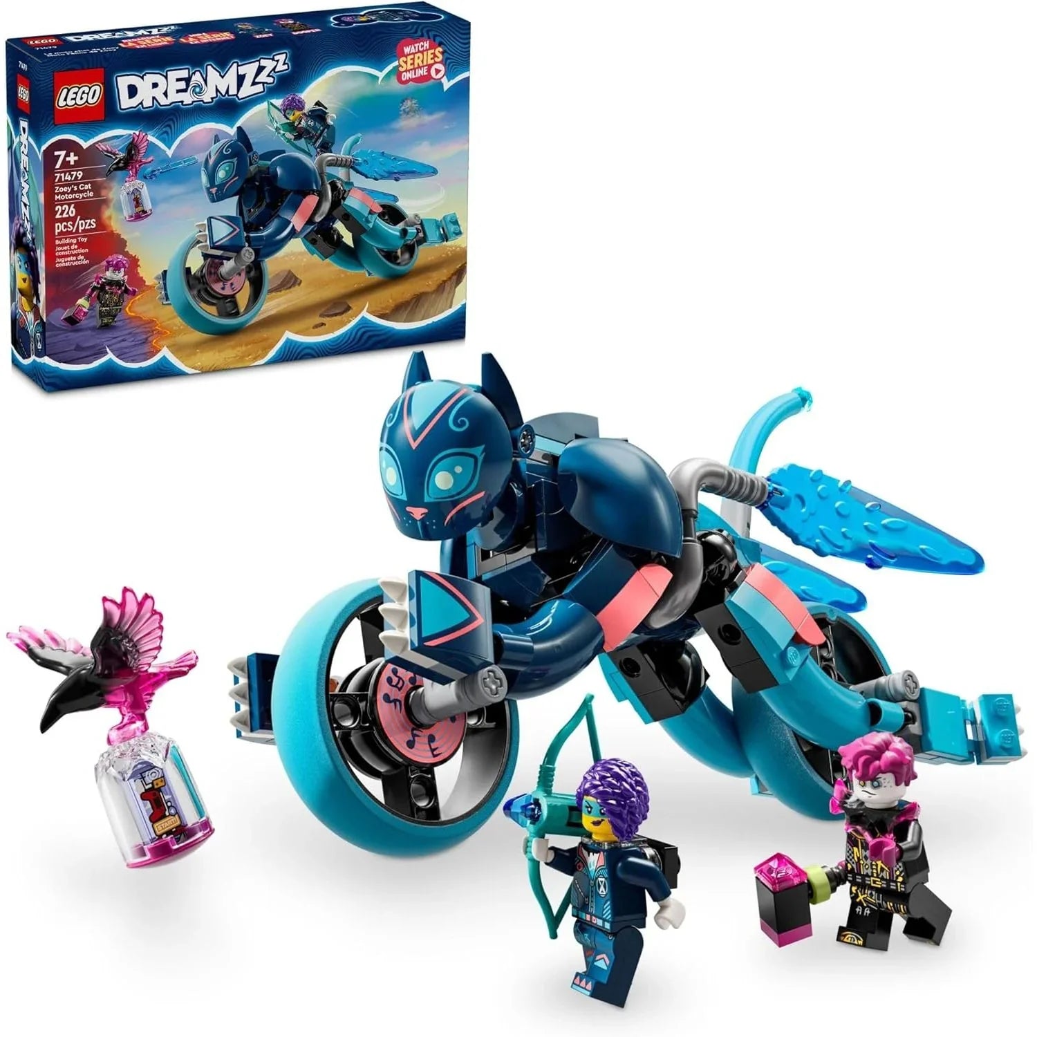 Lego DREAMZzz Zoey’s Cat Motorcycle Bike [LE71479] Age- 7 Years & Above