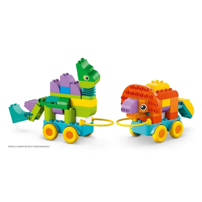 Lego Duplo 3-In-1 Dinosaurs On Wheels Building Blocks 10451 Age- 3 Years & Above