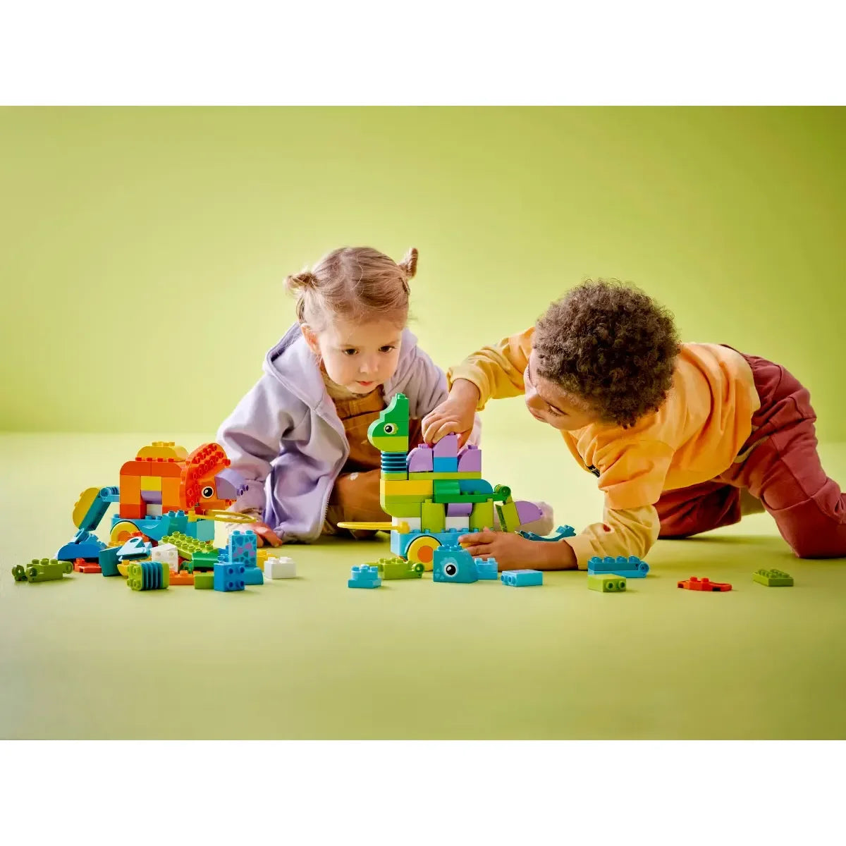 Lego Duplo 3-In-1 Dinosaurs On Wheels Building Blocks 10451 Age- 3 Years & Above
