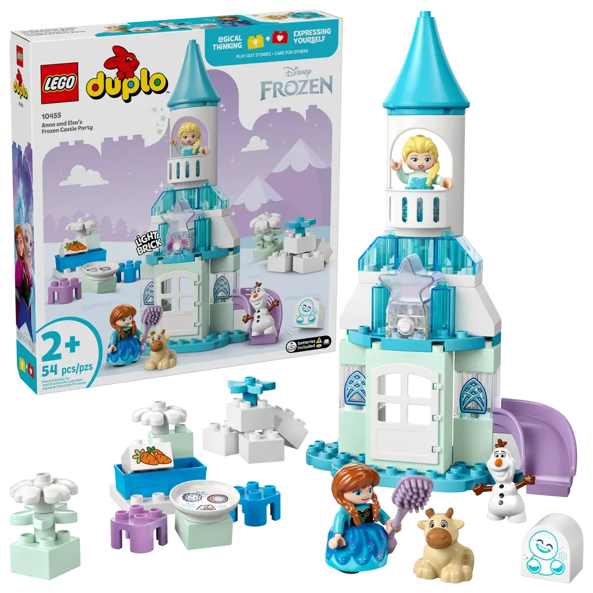 Lego Duplo Anna And Elsa'S Frozen Castle Party Building Blocks 10455 Age- 4 Years & Above