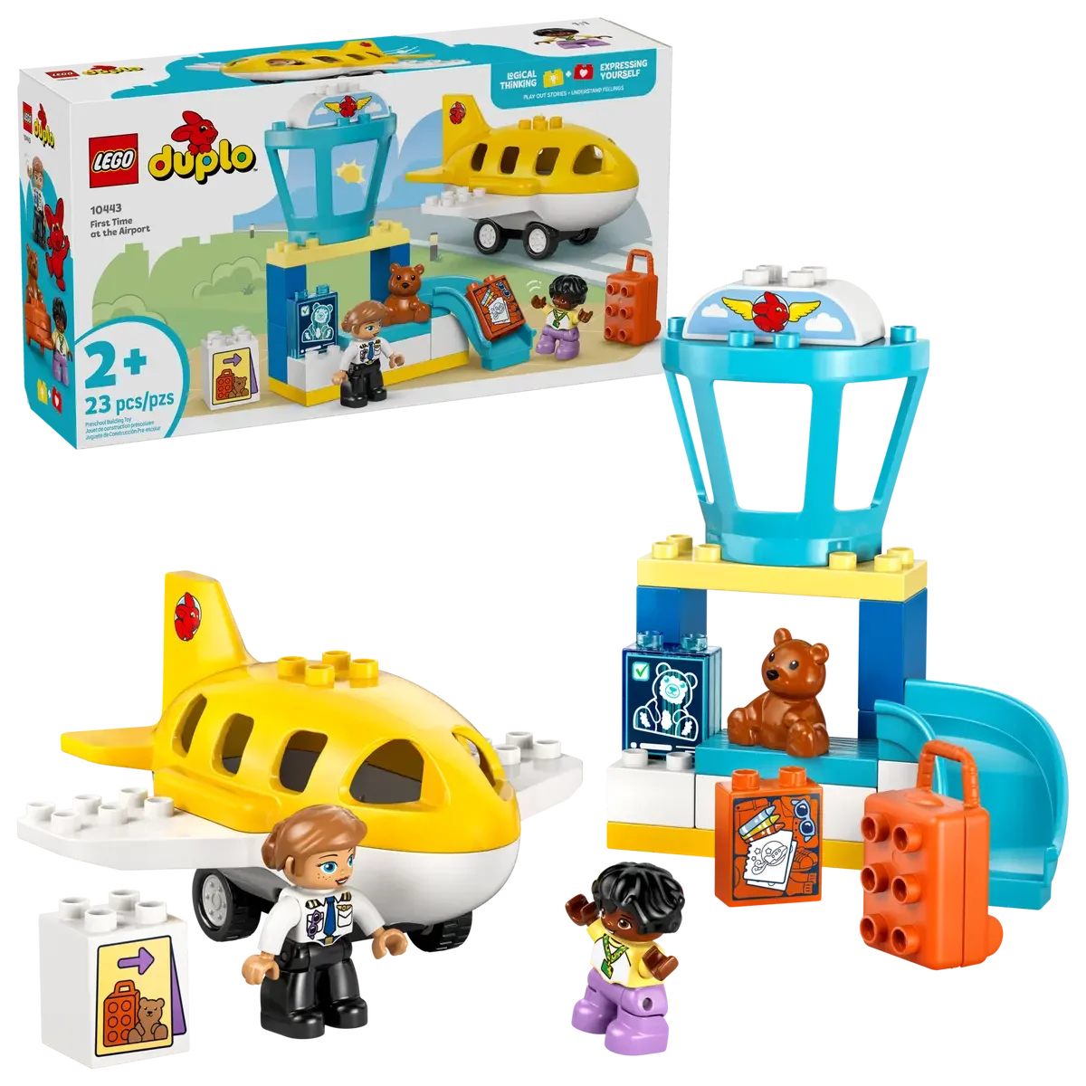 Lego Duplo First Time At The Airport Building Blocks 10443 Age- 4 Years & Above
