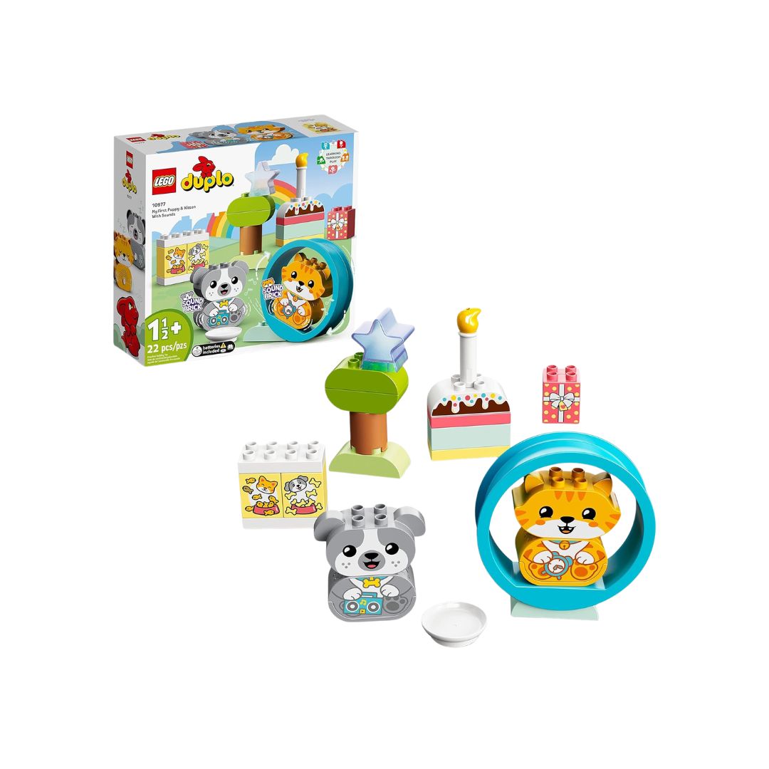 Lego Duplo My First Puppy & Kitten With Sounds Age- 18 Months to 5 Years
