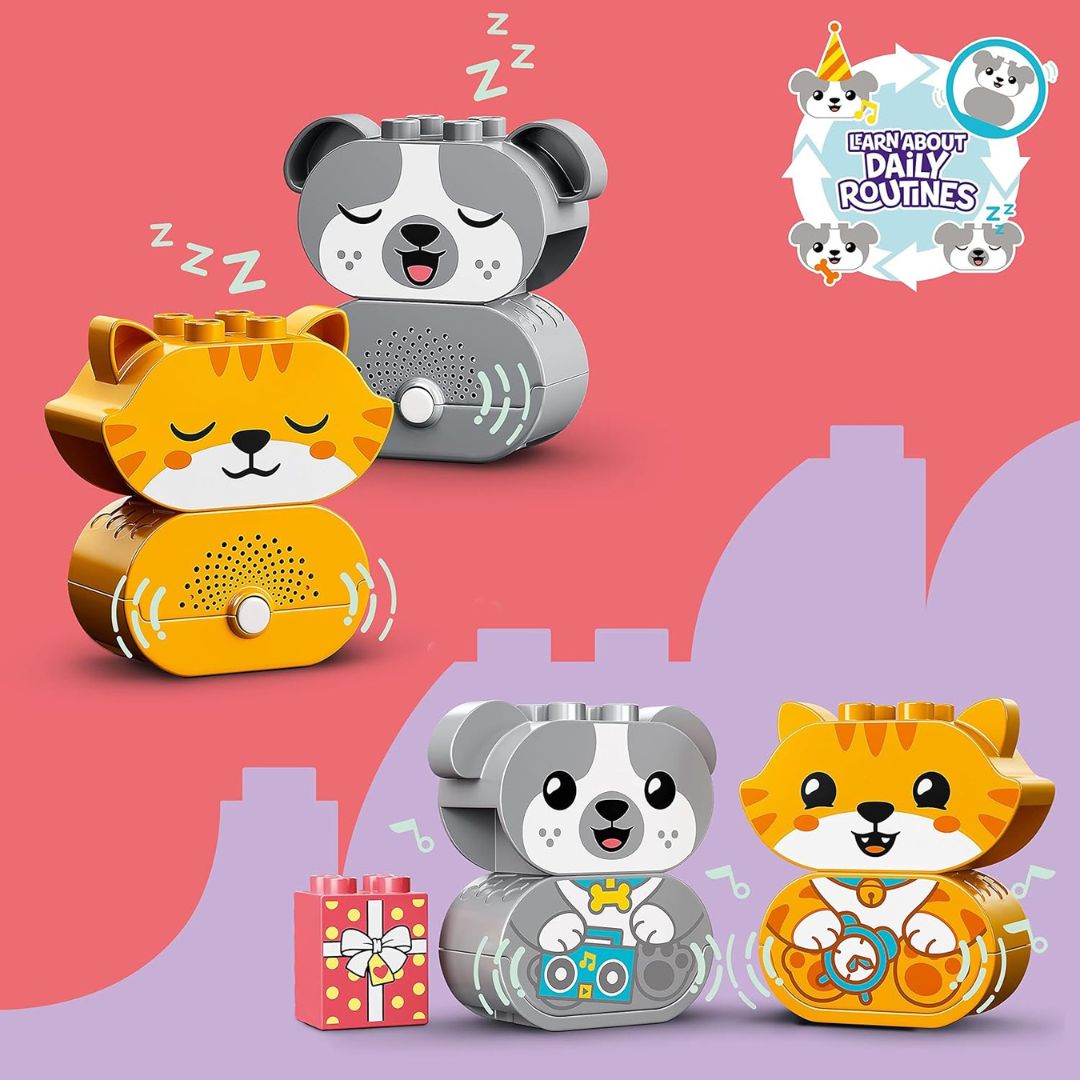 Lego Duplo My First Puppy & Kitten With Sounds Age- 18 Months to 5 Years