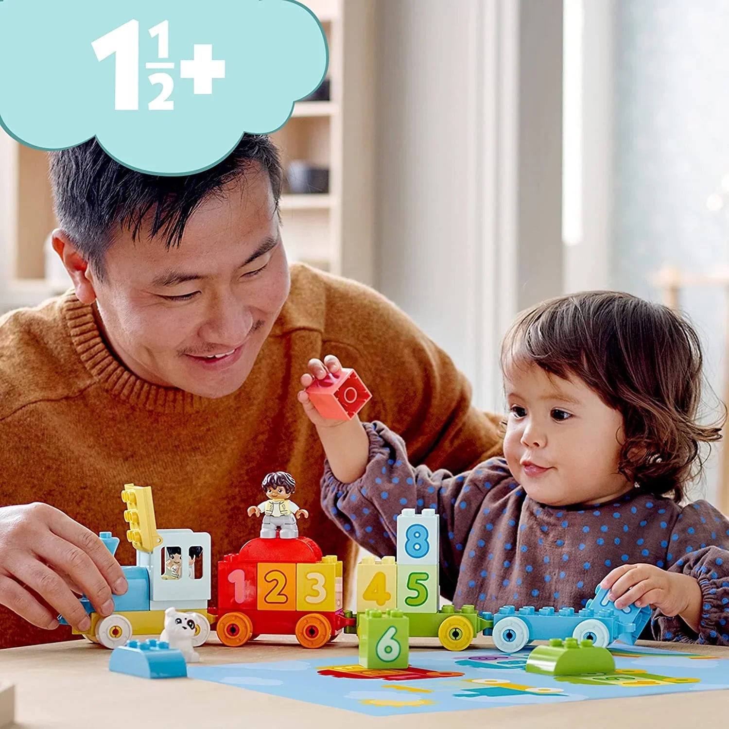 Lego Duplo  Number Train Learn To Count Playset 18m+