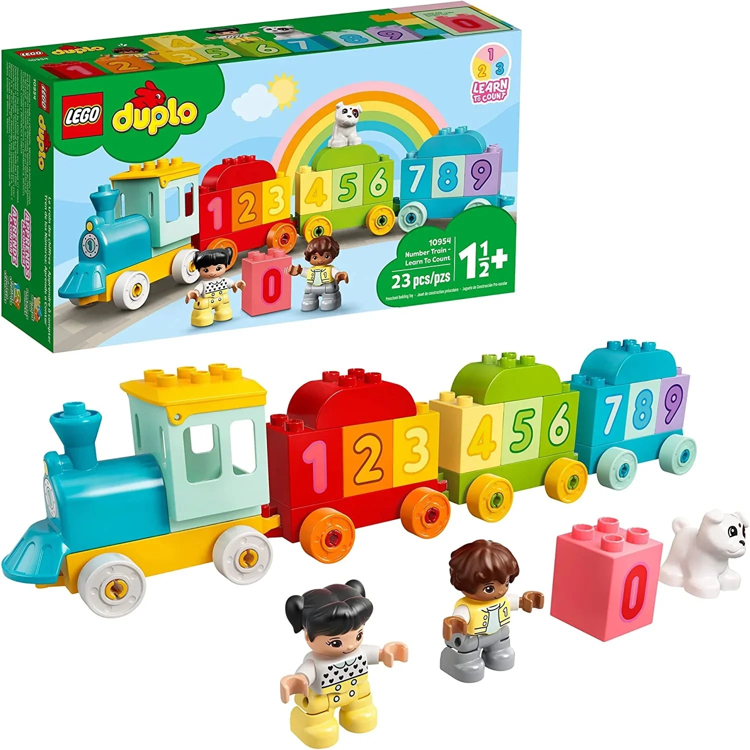 Lego Duplo  Number Train Learn To Count Playset 18m+