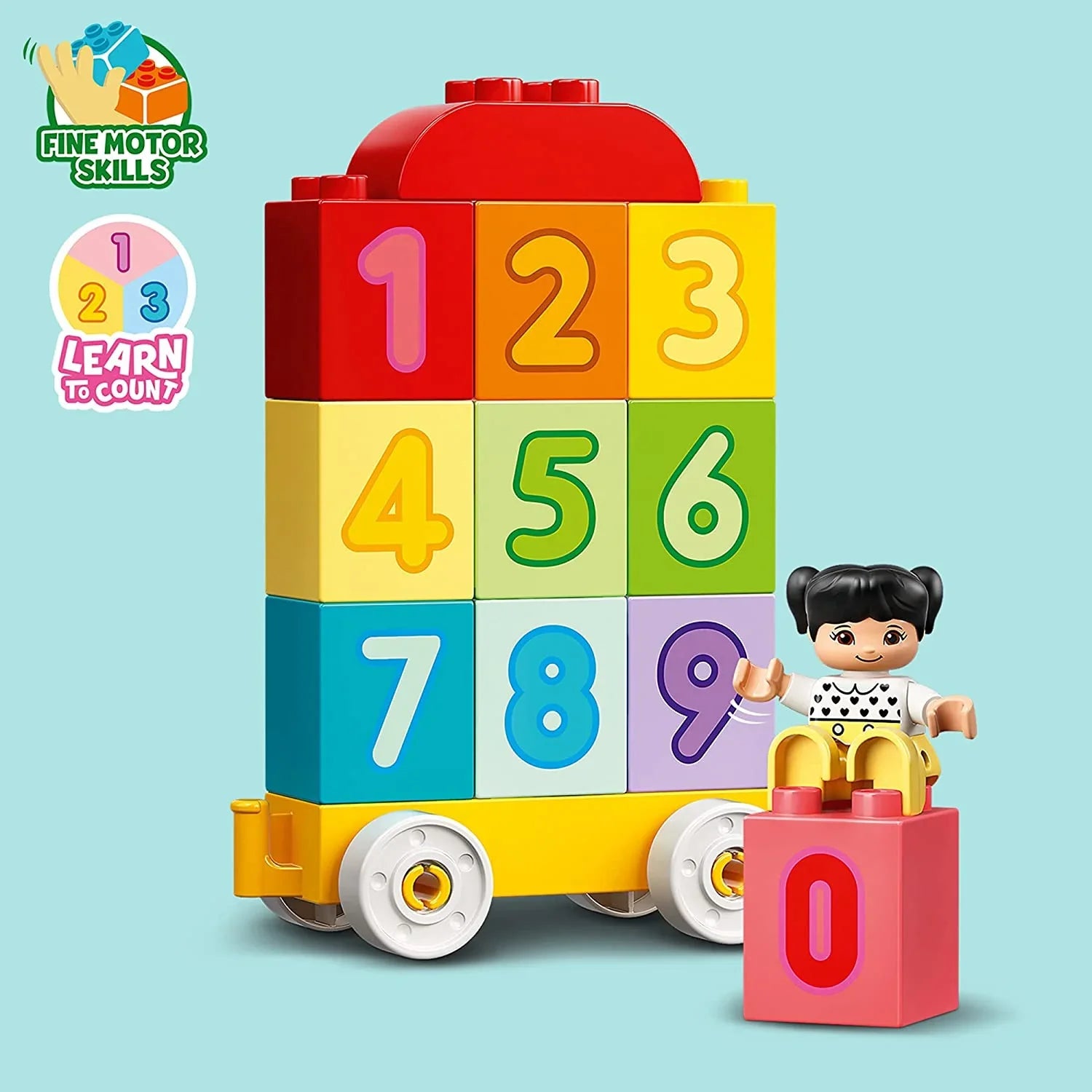 Lego Duplo  Number Train Learn To Count Playset 18m+