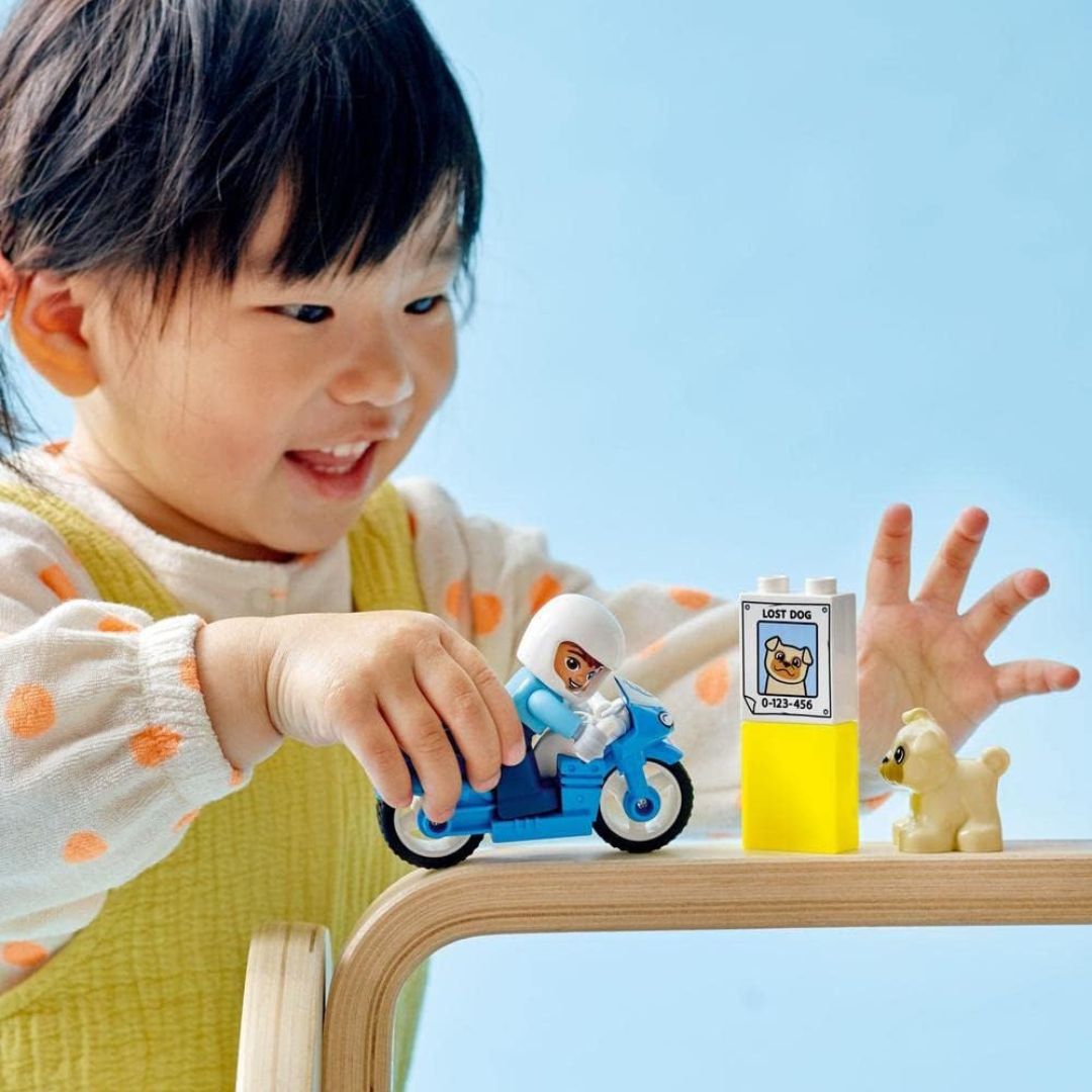 Lego Duplo Rescue Police Motorcycle Age- 2 Years & Above