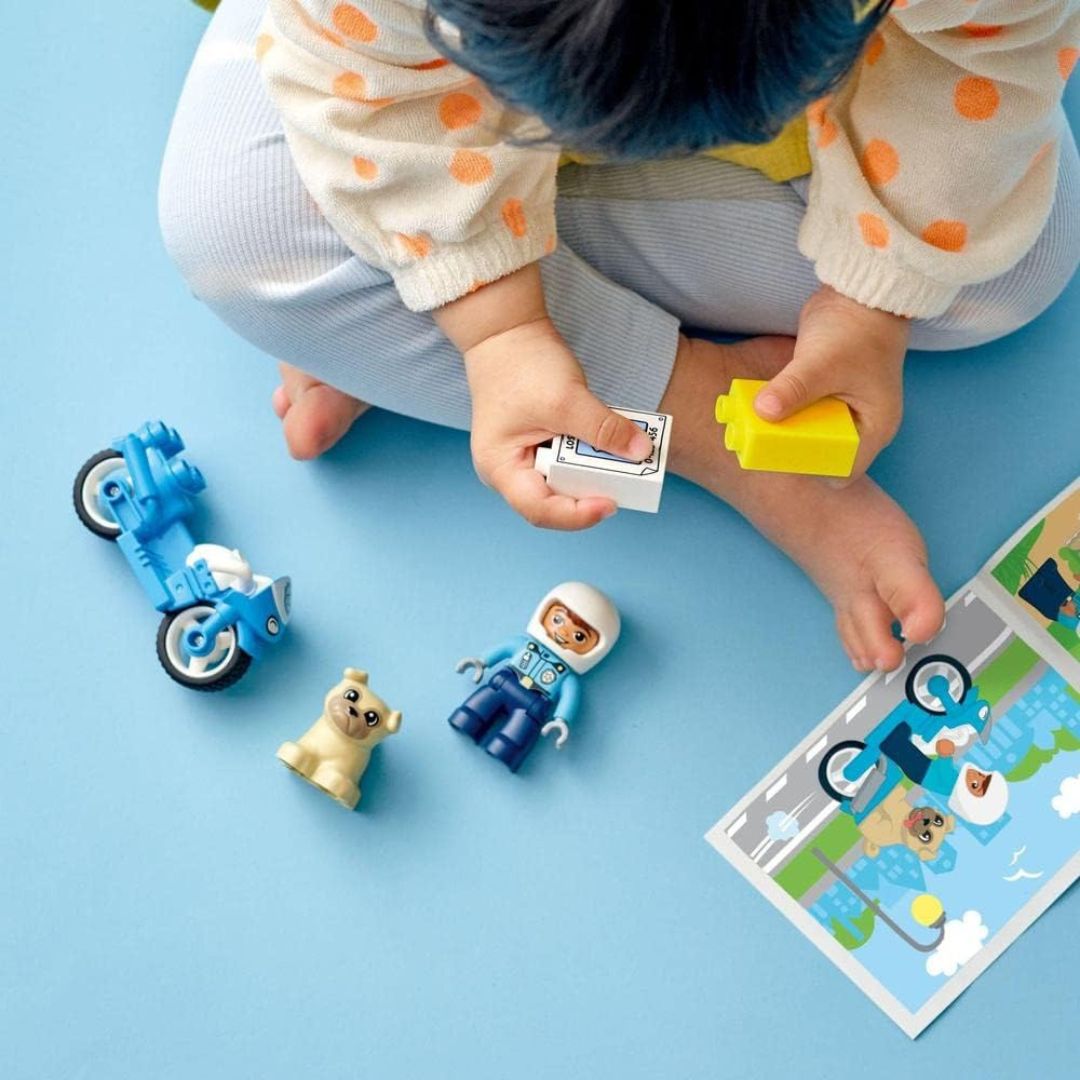 Lego Duplo Rescue Police Motorcycle Age- 2 Years & Above