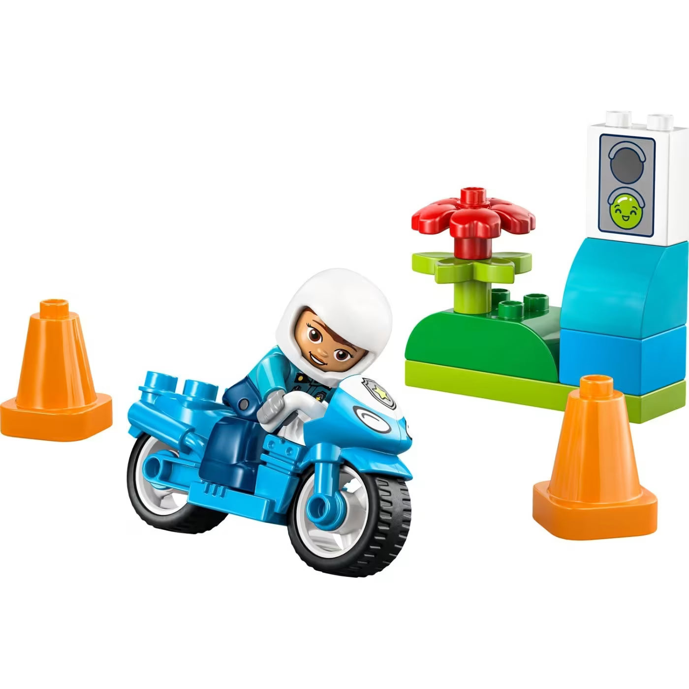 Lego Duplo Town Blue Police Motorbike 10471 Age- 2 Years and Above