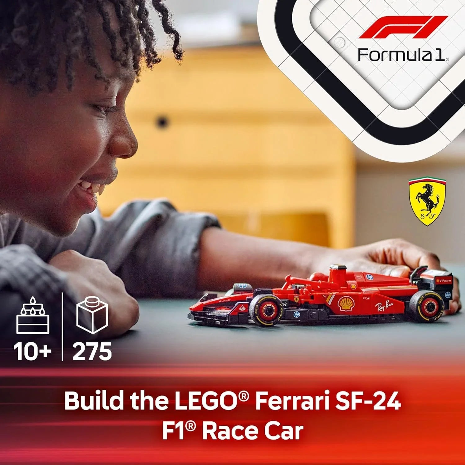 Lego Ferrari SF-24 F1®Race Car Kids Building Blocks 77242 Age- 8 Years & Above