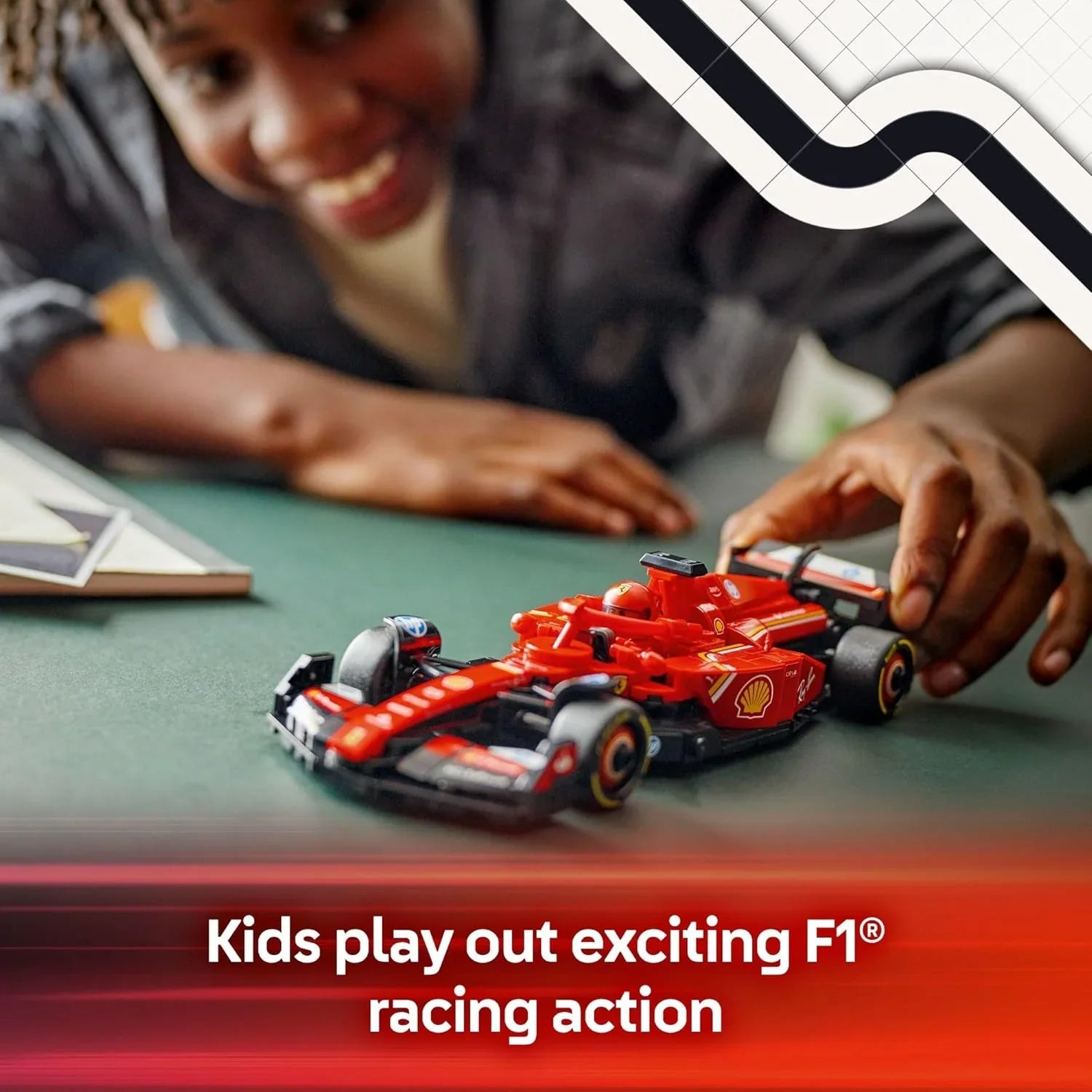 Lego Ferrari SF-24 F1®Race Car Kids Building Blocks 77242 Age- 8 Years & Above