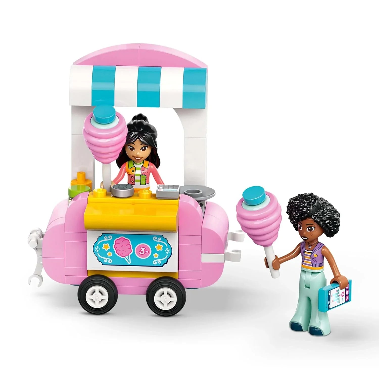 Lego Friends Cotton Candy Stand and Scooter Toy [LE42643] Age- 6 Years & Above