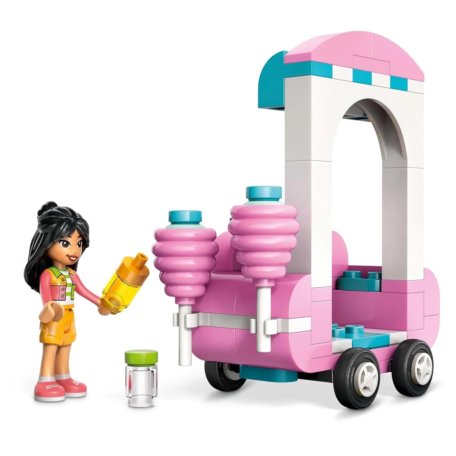 Lego Friends Cotton Candy Stand and Scooter Toy [LE42643] Age- 6 Years & Above