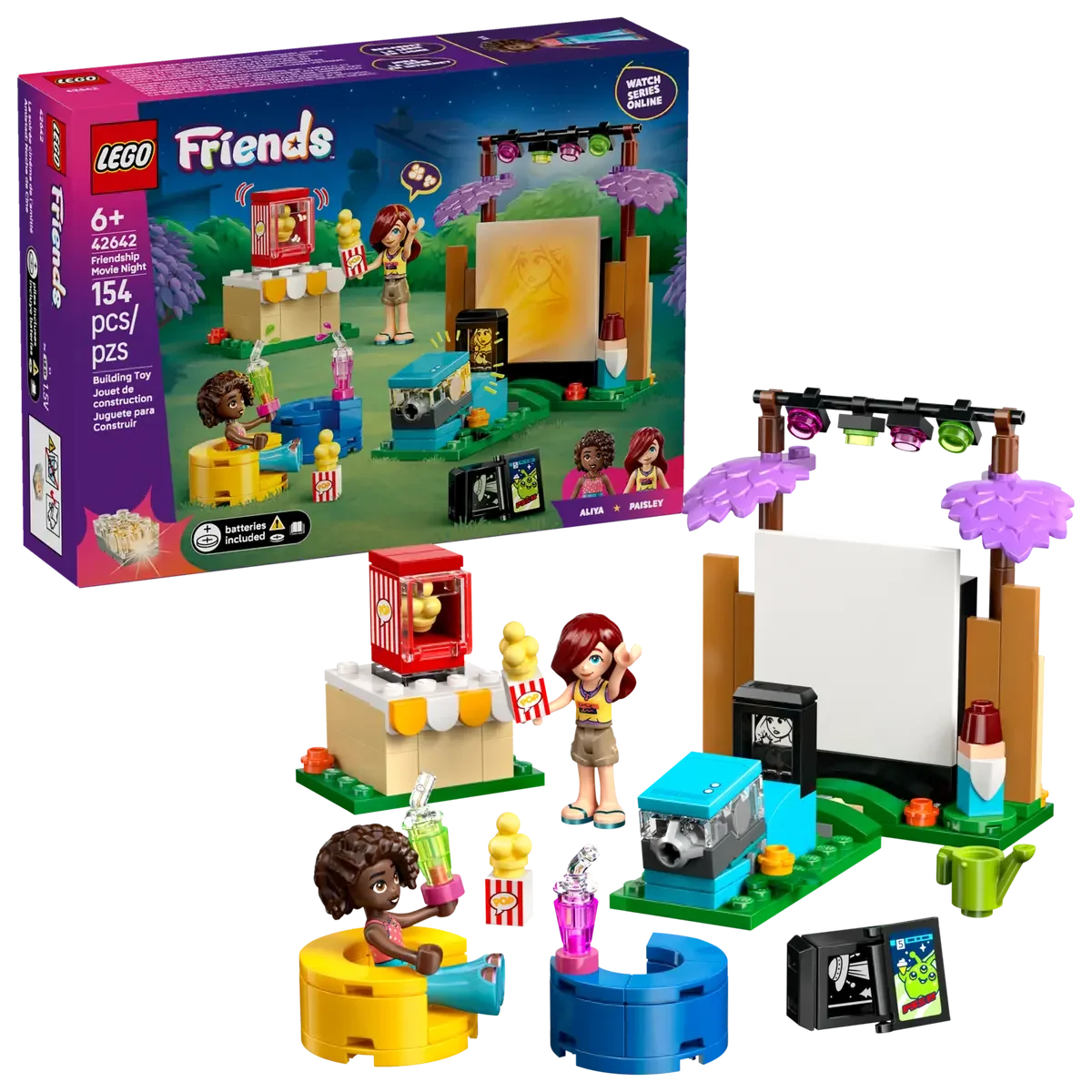 Lego Friends Friendship Movie Night Building Blocks 42642 Age- 4 Years & Above