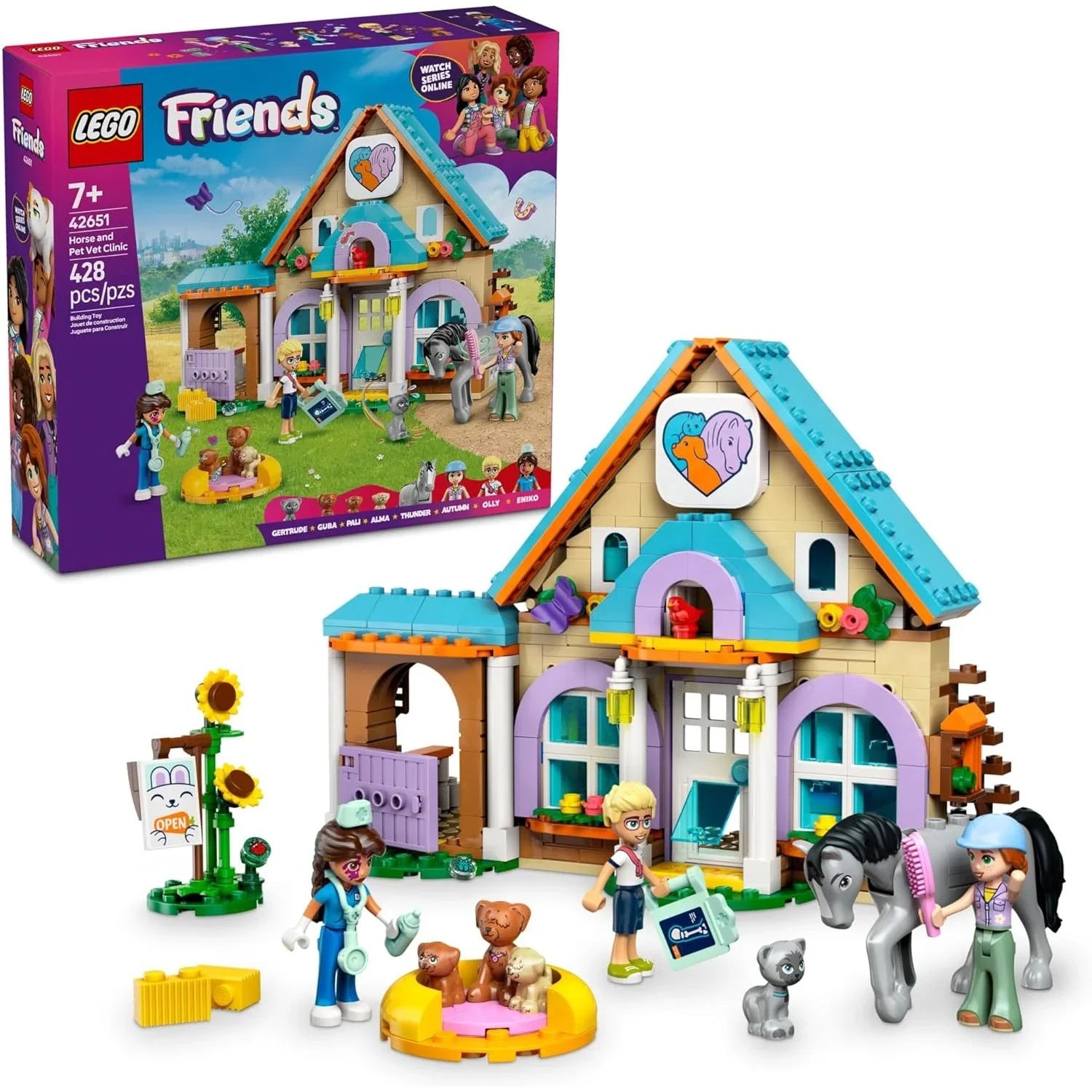 Lego Friends Horse and Pet Vet Clinic [LE42651]  Age- 7 Years & Above