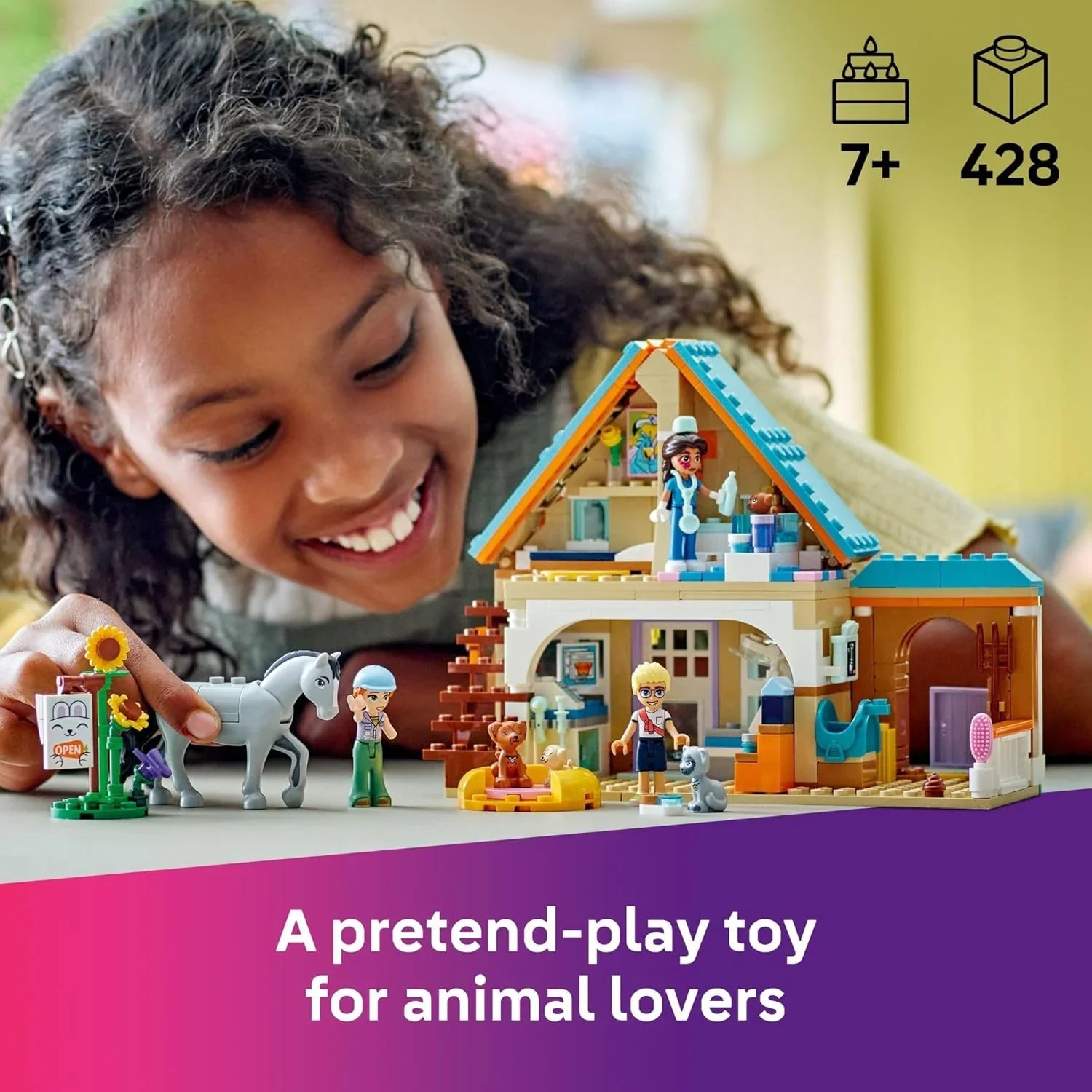 Lego Friends Horse and Pet Vet Clinic [LE42651]  Age- 7 Years & Above