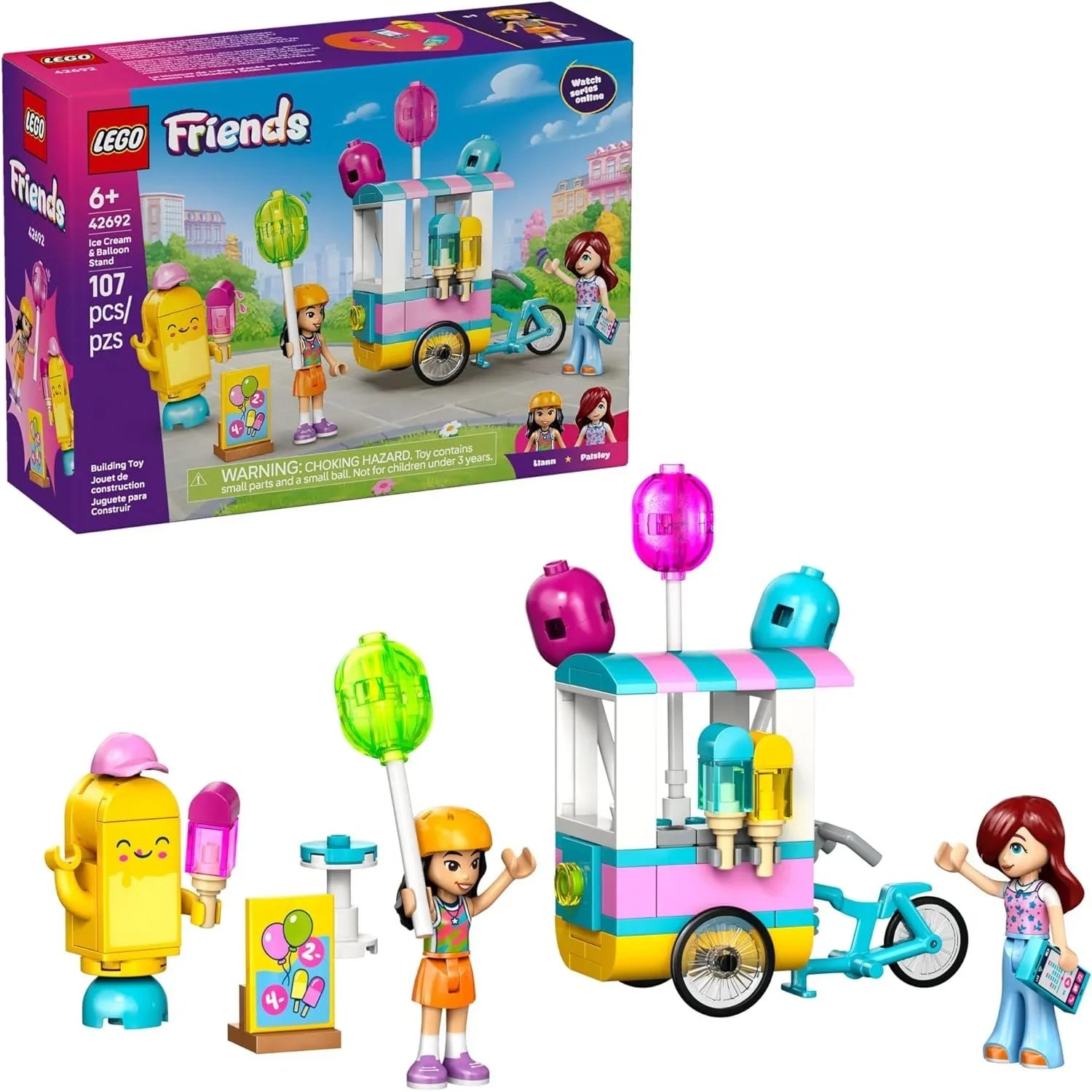 Lego Friends Ice Cream & Balloon Stand 42692 Age- 6 Years and Above