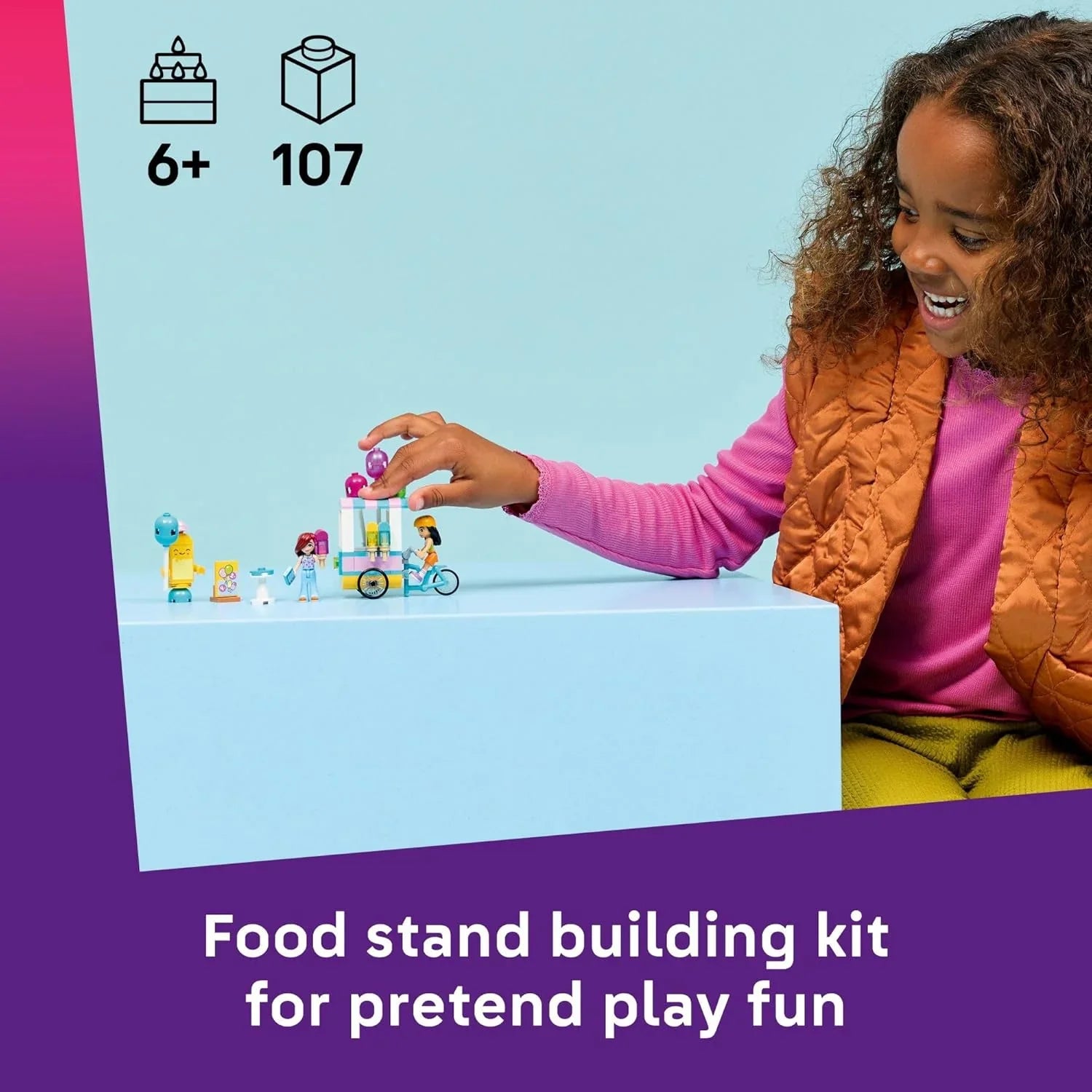 Lego Friends Ice Cream & Balloon Stand 42692 Age- 6 Years and Above