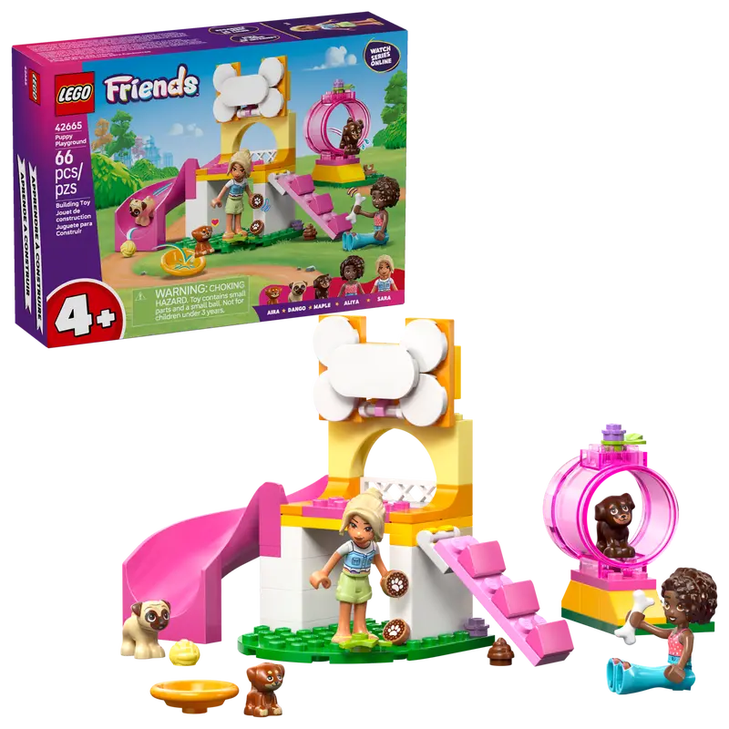 Lego Friends Puppy Playground Building Blocks 42665 Age- 4 Years & Above