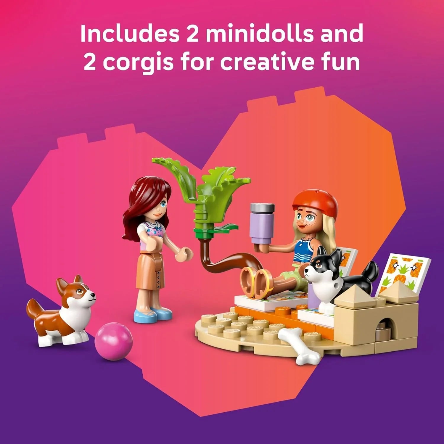  Lego Friends Surfing Dogs and Scooter Adventure [LE42641] Age- 6 Years & Above