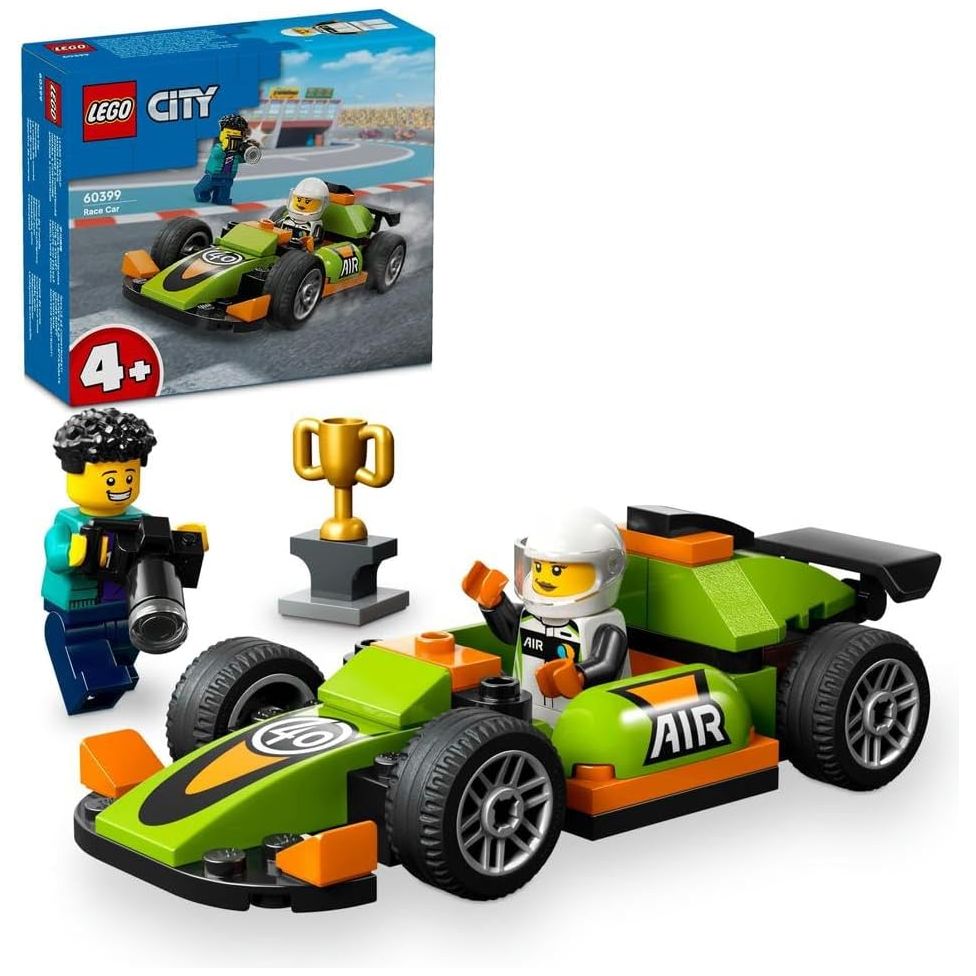 Lego Green Race Car Building Blocks Multicolor Age- 6 Years & Above