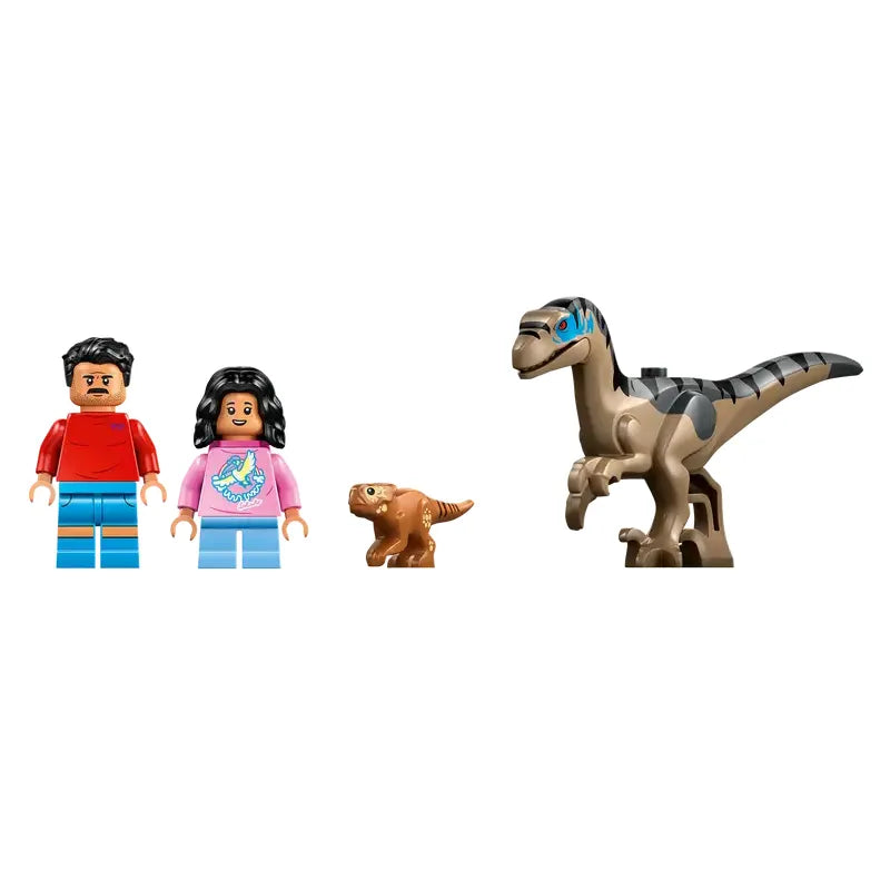 Lego Jurassic World Raptor Off-Road Escape Building Blocks 76972 Age- 8 Years & Above